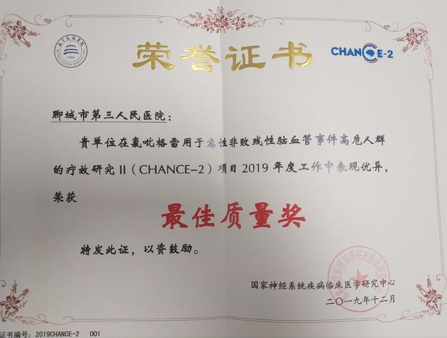 山东聊城这家医院斩获两个“全国第一”的学术大奖